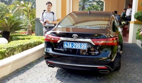 Thành ủy Đà Nẵng đã trả lại chiếc xe doanh nghiệp tặng. ảnh: An Nguyên.
