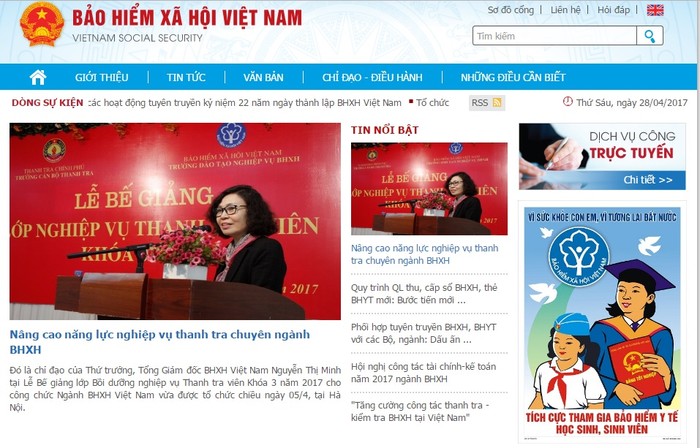 Nâng cấp cổng điện tử Bảo hiểm Xã hội Việt Nam để phục vụ người dân, doanh nghiệp tốt hơn.
