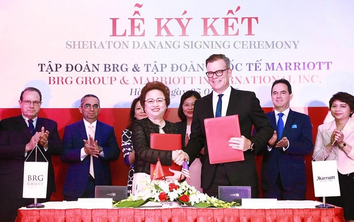 Tập đoàn BRG hợp tác với Tập đoàn Marriott International về dự án khách sạn Sheraton Đà Nẵng.