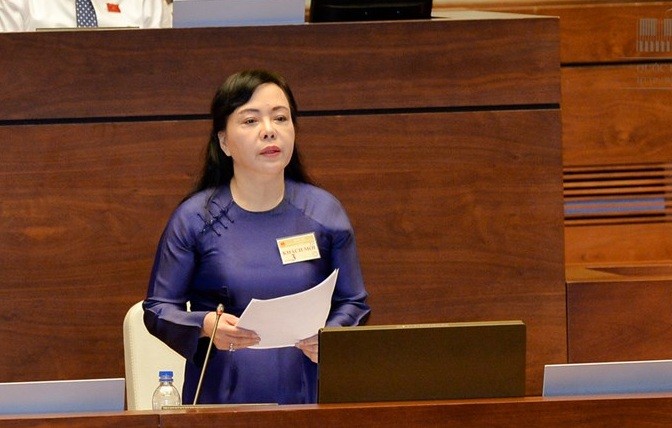Bộ trưởng Bộ Y tế - bà Nguyễn Thị Kim Tiến.