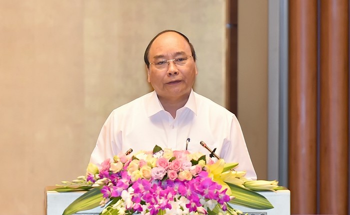 Thủ tướng Nguyễn Xuân Phúc: &quot;Kiên quyết xử lý các vi phạm, nhóm lợi ích, sân sau, trục lợi cá nhân...&quot;. ảnh: VGP.