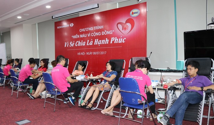 507 Techcomers hiến thành công 407 đơn vị máu gửi tới ngân hàng máu quốc gia.