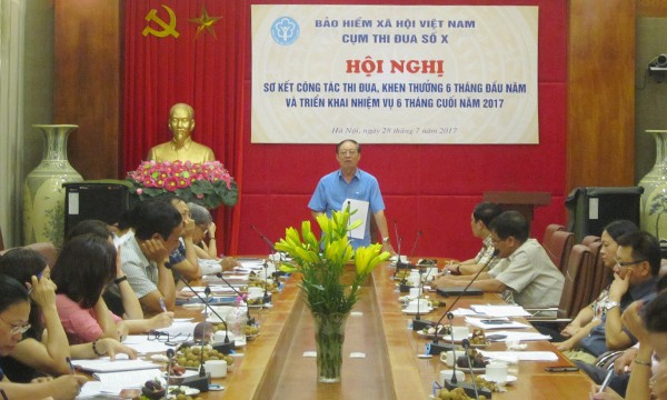 Phó Tổng Giám đốc Bảo hiểm xã hội Việt Nam – ông Nguyễn Đình Khương đề nghị các đơn vị tiếp tục đồng lòng, sáng tạo xây dựng Bảo hiểm xã hội Việt Nam ngày càng phát triển vững mạnh.