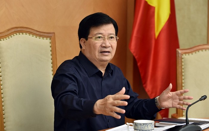 Phó Thủ tướng Trịnh Đình Dũng yêu cầu bổ sung Dự án Cao tốc Bắc Nam, Dự án Mở rộng Cảng Hàng không Tân Sơn Nhất vào danh mục các công trình, dự án trọng điểm. ảnh: vgp.
