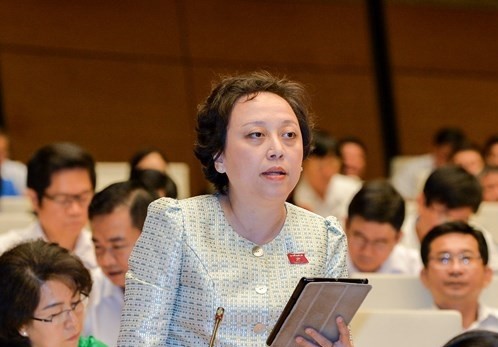 Bà Phạm Khánh Phong Lan - Đại biểu Quốc hội đoàn Thành phố Hồ Chí Minh. ảnh: Trung tâm thông tin Quốc hội.