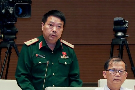 Thiếu tướng Sùng Thìn Cò: Tài sản lớn nhất của Đảng là lòng dân. ảnh: Trung tâm thông tin Quốc hội.
