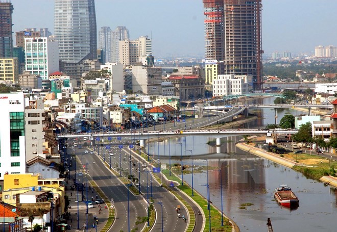 Thủ tướng đã phê duyệt điều chỉnh quy hoạch xây dựng vùng Thành phố Hồ Chí Minh đến năm 2030 và tầm nhìn đến năm 2050. ảnh: TTXVN.