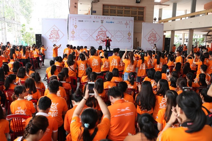 Chương trình có sự hưởng ứng của hàng trăm sinh viên ở Thành phố Hồ Chí Minh. ảnh: Tr.T