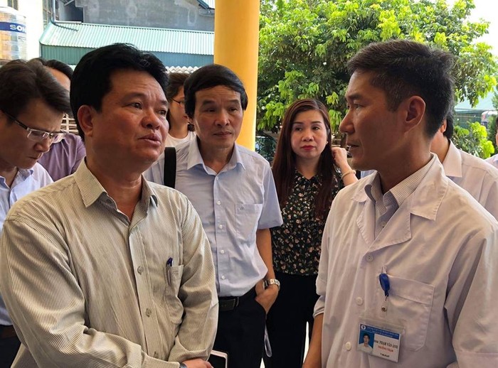 Thứ trưởng Bộ Y tế - ông Phạm Lê Tuấn kiểm tra công tác y tế cơ sở tại tỉnh Yên Bái. ảnh: moh.gov.vn