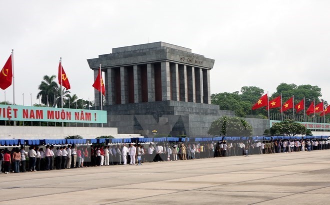 Giữ gìn lâu dài, bảo vệ tuyệt đối an toàn thi hài Chủ tịch Hồ Chí Minh. ảnh: TTXVN.