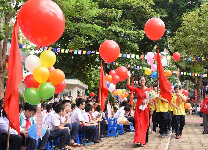 Một năm học mới hứa hẹn sẽ có thêm nhiều kỳ tích tại ngôi trường Giảng Võ giàu truyền thống. ảnh: Hải Phong.