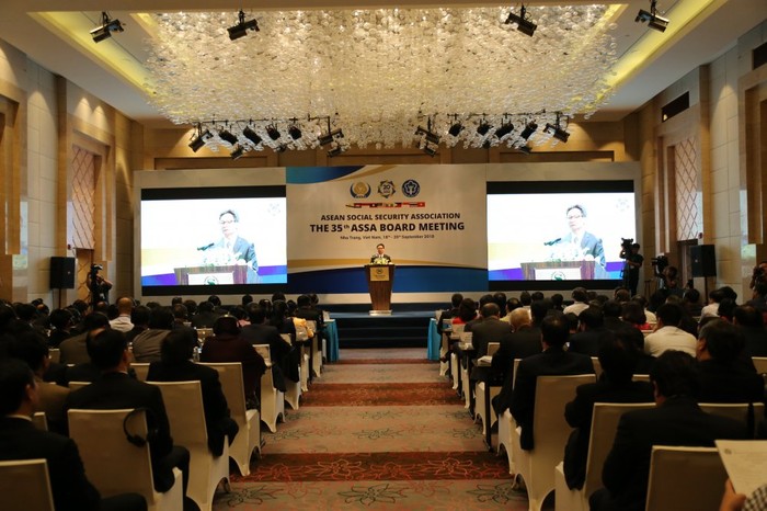Toàn cảnh Hội nghị Ban Chấp hành Hiệp hội An sinh xã hội Đông Nam Á lần thứ 35. ảnh: MT.