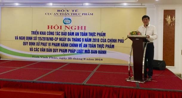 Thứ trưởng Nguyễn Thanh Long phát biểu tại hội nghị.