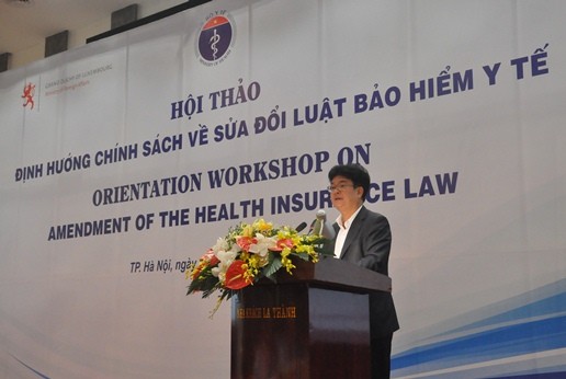 Thứ trưởng Phạm Lê Tuấn phát biểu tại hội thảo.