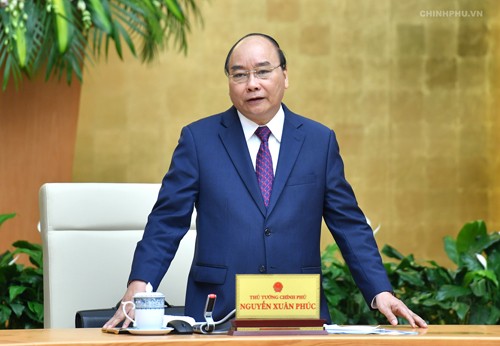 Thủ tướng Nguyễn Xuân Phúc yêu cầu các Bộ trưởng thực hiện ngay lời hứa trước Quốc hội và cử tri cả nước. ảnh: VGP.