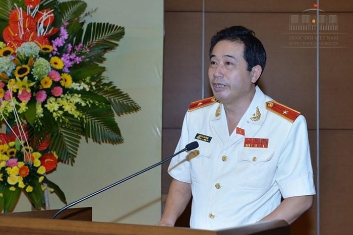 Đã chính thức miễn nhiệm Phó Chủ nhiệm Ủy ban An ninh Quốc phòng đối với ông Lê Đình Nhường. ảnh: quochoi.vn