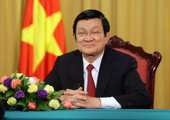 Đồng chí Trương Tấn Sang - Nguyên Ủy viên Bộ Chính trị, nguyên Chủ tịch nước Cộng hòa Xã hội chủ nghĩa Việt Nam. (Ảnh: TTXVN).