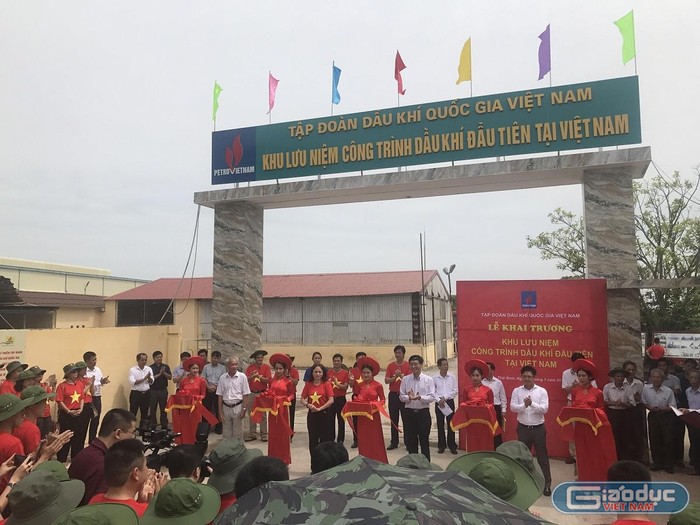 “Khu lưu niệm Công trình Dầu khí đầu tiên tại Việt Nam” - nơi được coi là “cái nôi” của ngành dầu khí Việt Nam. ảnh: NQ.