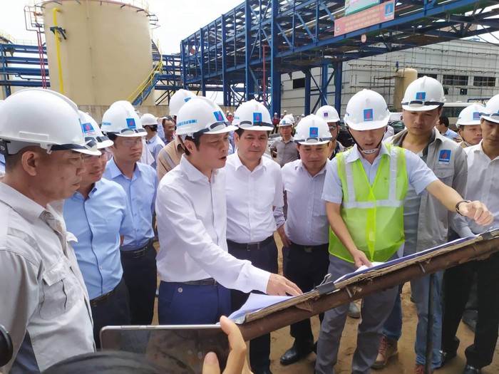 Bộ trưởng Công thương thị sát tại dự án Nhà máy nhiệt điện Thái Bình 2.