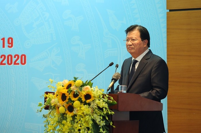 Phó Thủ tướng Trịnh Đình Dũng phát biểu ghi nhận những nỗ lực của PVN đóng góp lớn cho sự phát triển kinh tế đất nước