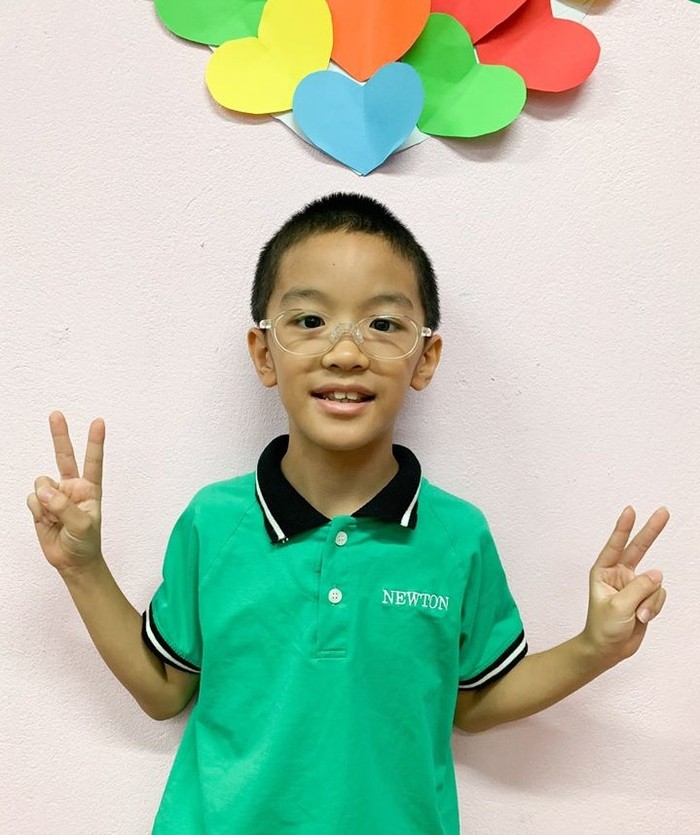Học sinh Bùi Nam Khánh (Lớp 3G0) đạt Huy chương Vàng và lọt Top 5 toàn quốc. ảnh: ngs.