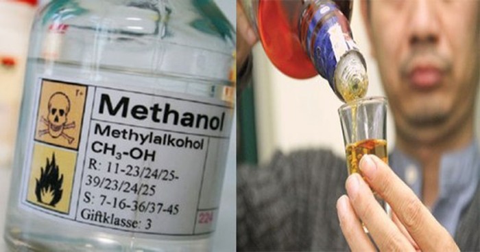 Ngộ độc rượu methanol có thể nguy hiểm tới tính mạng.