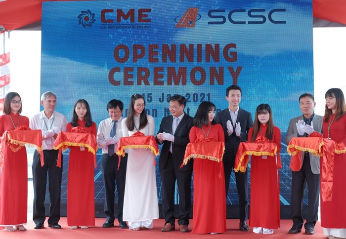 Lễ khánh thành hệ thống điện mặt trời mái nhà công nghiệp SCSC - CMES ga hàng hóa sân bay Quốc tế Tân Sơn Nhất.