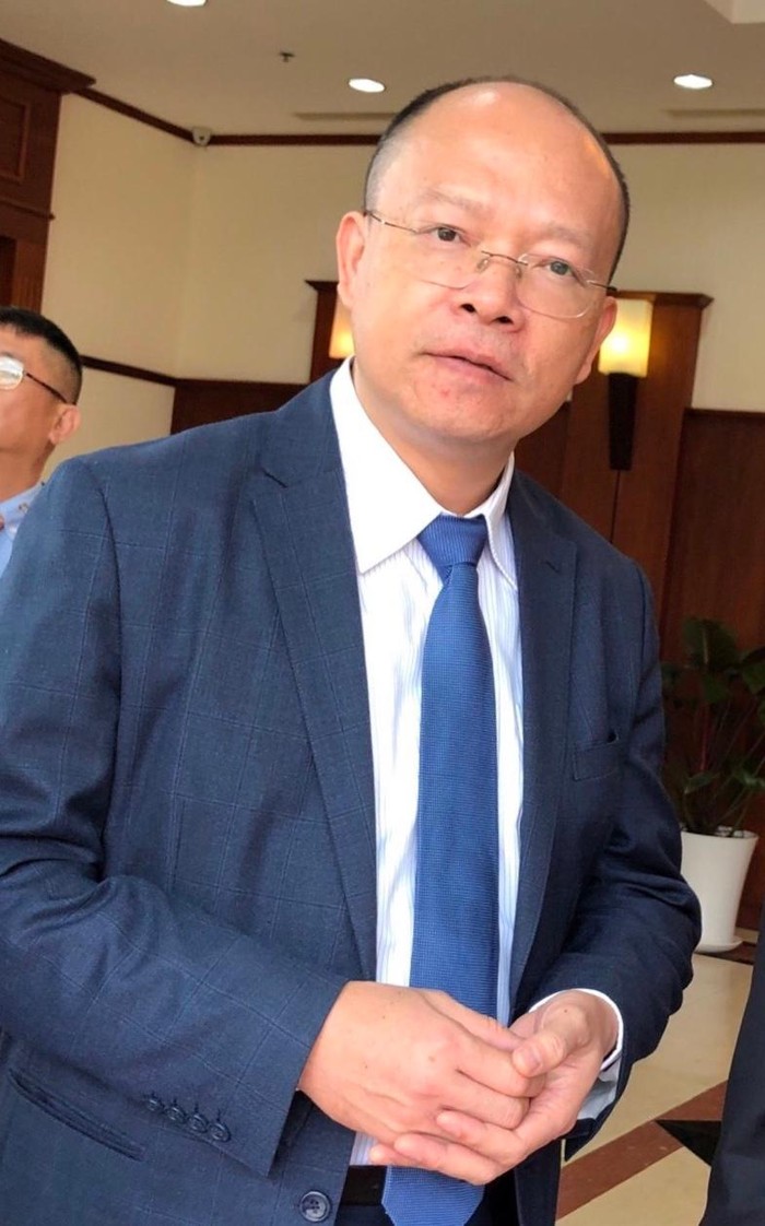 Tiến sĩ Bùi Thiên Thu - Cục trưởng Cục đường thuỷ nội địa Việt Nam được Đại học Okayama bổ nhiệm Giáo sư đặc biệt. Ảnh: NQ.