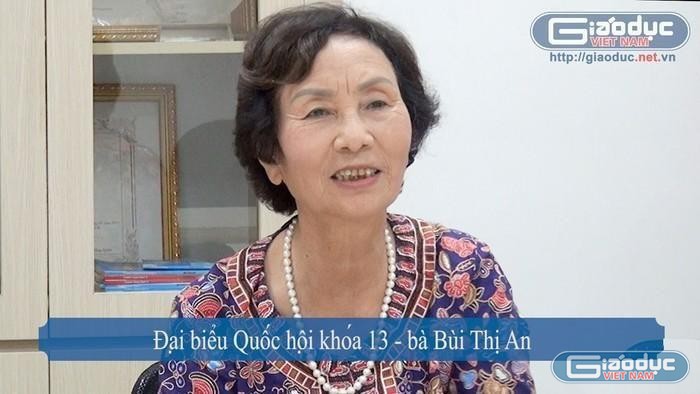 Phó Giáo sư, Tiến sĩ Bùi Thị An. ảnh: Tùng Dương.