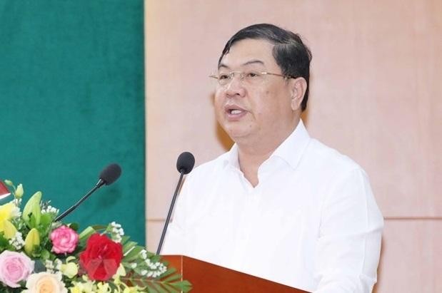 Ông Phạm Gia Túc được chỉ định giữ chức Bí thư Tỉnh ủy Nam Định, nhiệm kỳ 2020-2025. Ảnh: TTXVN.