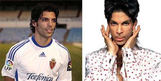 Tiền vệ Lafita của Getafe có khuông mặt rất giống với diễn viên Prince