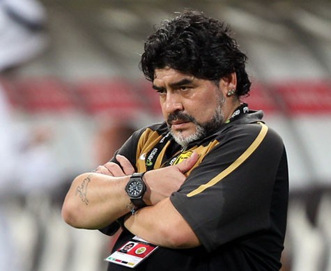 Maradona không còn nhiều tiếng nói khi kết quả của Al Wasl vẫn bết bát