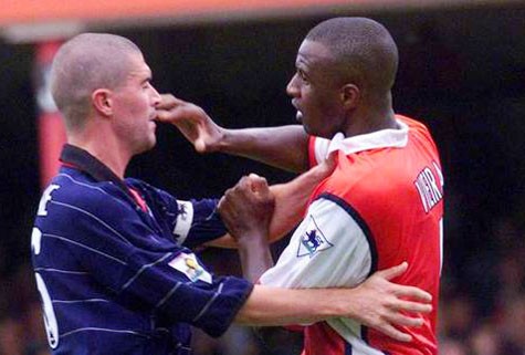 Vieira và Keane vẫn luôn là 2 nhân vật xung khắc bậc nhất bóng đá Anh