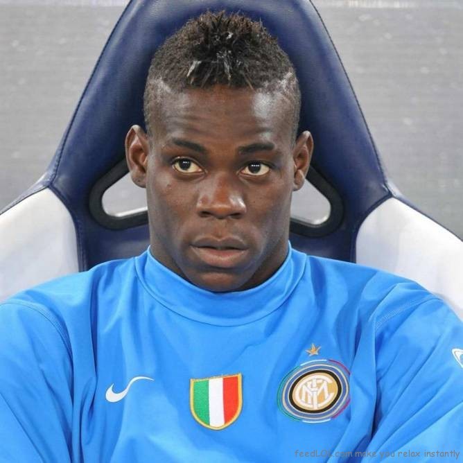 Từ khi còn khoác áo Inter, Balotelli vẫn luôn trung thành với mẫu tóc mohawk