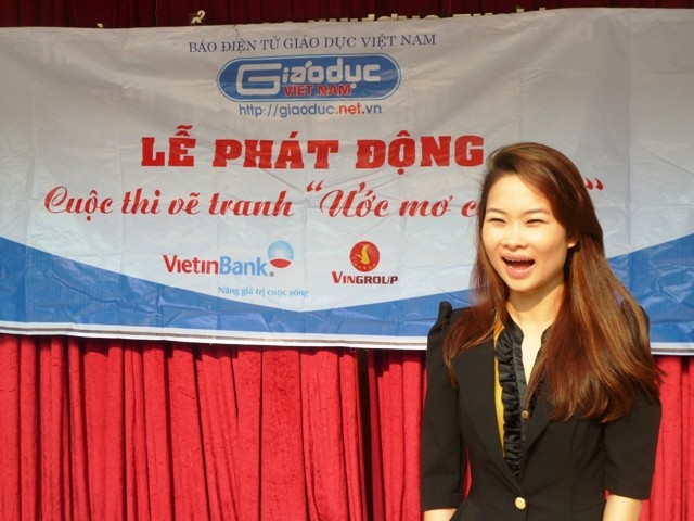 Sáng 1/10, Báo Giáo dục Việt Nam chính thức phát động cuộc thi “Ước mơ của em” tại Trường Tiểu học Khương Thượng (Đống Đa, Hà Nội).
