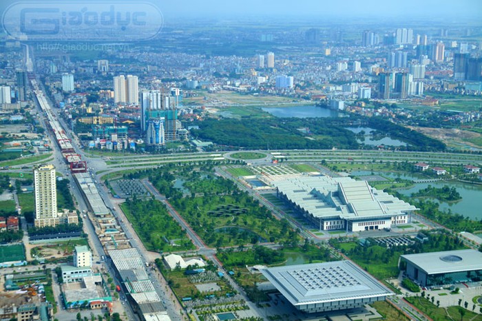 Tổ hợp Trung tâm Hội nghị Quốc gia, Bảo tàng Hà Nội và Trung tâm triển lãm quy hoạch.