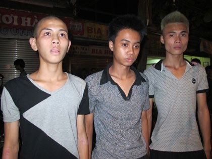Ba "tổ lái" bị bắt giữ khi bỏ chạy xuống tận Thanh Trì