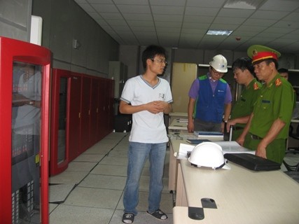 Cơ quan công an kiểm tra công tác PCCC tại Keangnam