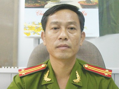 Trung tá Bùi Văn Lạo - Ảnh: Đ.P
