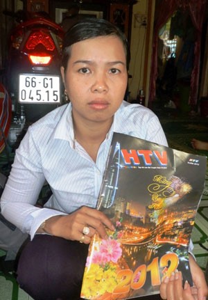 Chị Lành với bài viết "đắt tiền" trên tạp chí HTV