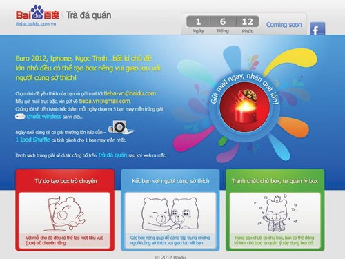 Baidu đang chuẩn bị ra mắt mạng xã hội tiếng Việt