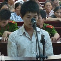 Bị cáo Phan Chí Thành tại phiên toà