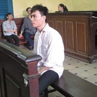 Bị cáo Trần Nhật Bằng tại tòa