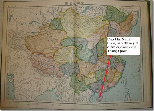 Bản đồ Trung Quốc biến không thành có 1