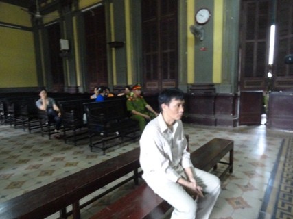 Bị cáo Nguyễn Văn Trường tại phiên tòa