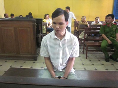 Nguyễn Hữu Hưng trong giờ nghị án