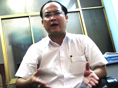 Ông Nguyễn Khoa Hải trả lời phỏng vấn ngày 24-9.