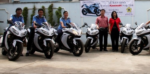 Xe Ninja sẽ được Thanh tra GTVT tỉnh Đồng Nai dùng để tuần tra. Ảnh: Nld.com.vn