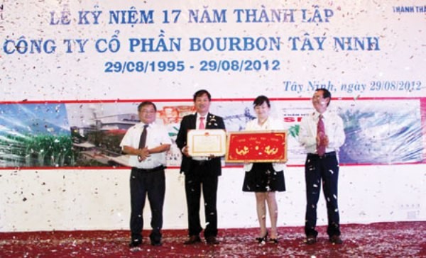 Theo báo cáo tài chính bán niên 2012 soát xét, Công ty Bourbon Tây Ninh có tổng tài sản đạt 2.423 tỷ đồng, vốn chủ sở hữu trên 1.677 tỷ đồng. (Nguồn Vnexpress)