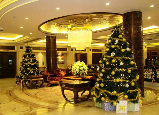 Các khách sạn Vinpearl Nha Trang lộng lẫy mùa Giáng sinh.